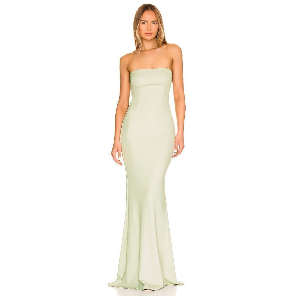 Katie May Mary Kate Strapless Gown in Sage Green XXL - Picture 12 of 12